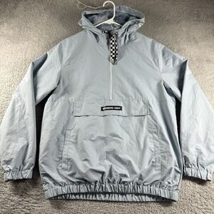 Members Only Anorak Jacket Mens Small Blue Pull Over Windbreaker‎ Lightweight